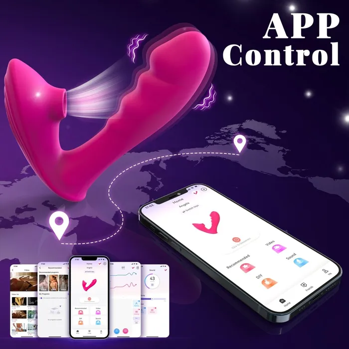 10 Sucking Modes GSpot Stimulation Wearable Sucking Vibrator Sohimi Vibrators