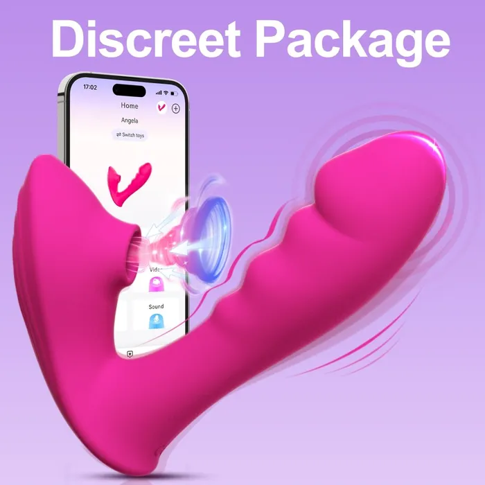 10 Sucking Modes GSpot Stimulation Wearable Sucking Vibrator Sohimi Vibrators