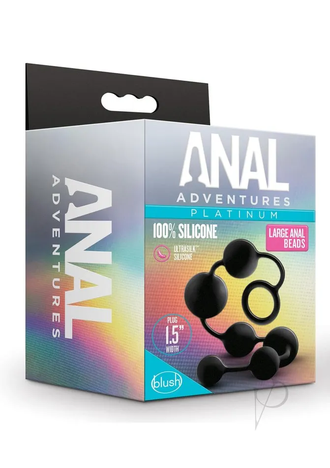 Anal Adventures Male Sex Toys Anal Adventure Platinum Lg Anal Beads