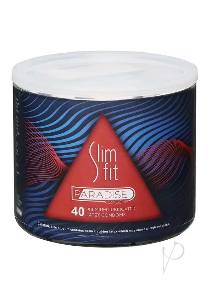 Anal Paradise Marketing Paradise Slim Fit Condoms 40bowl