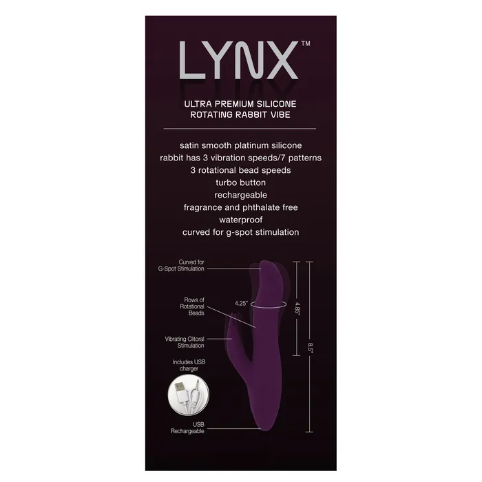 Castle Megastore Lynx Beaded Rabbit Female Sex Toys