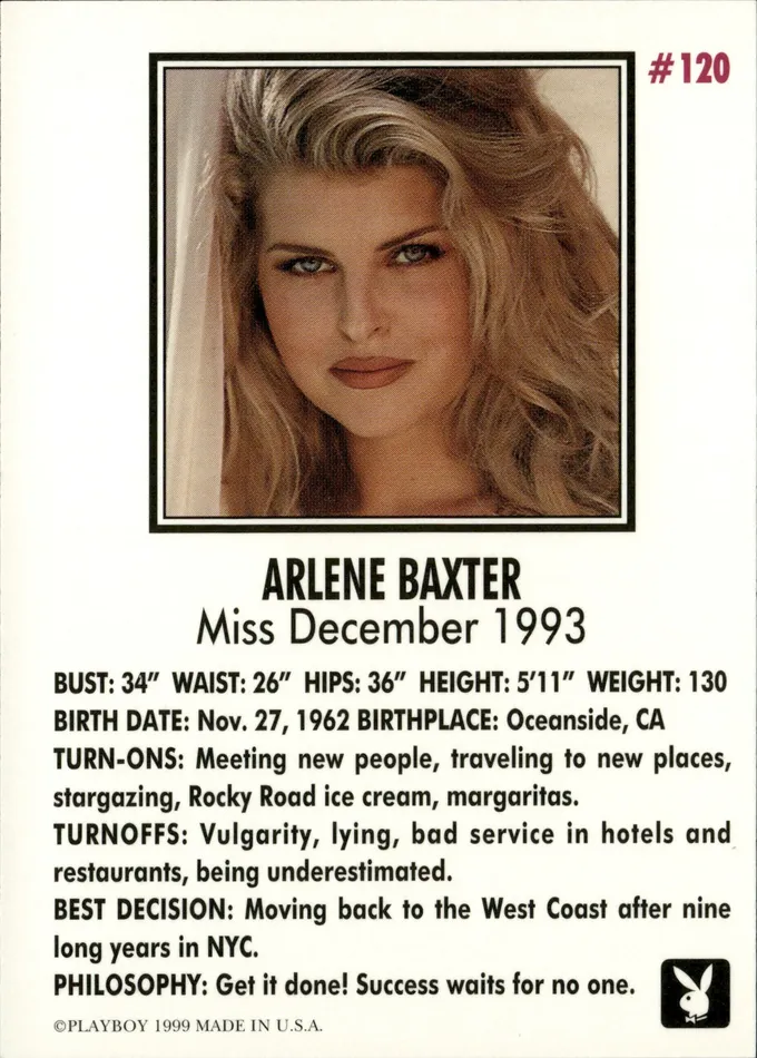 Couples Playboy Centerfolds December Edition Arlene Baxter Card 120 Short Printed Release Dans Cards Couples Playboy Centerfolds December Edition Arlene Baxter Card 120 Short Printed Release Dans Cards