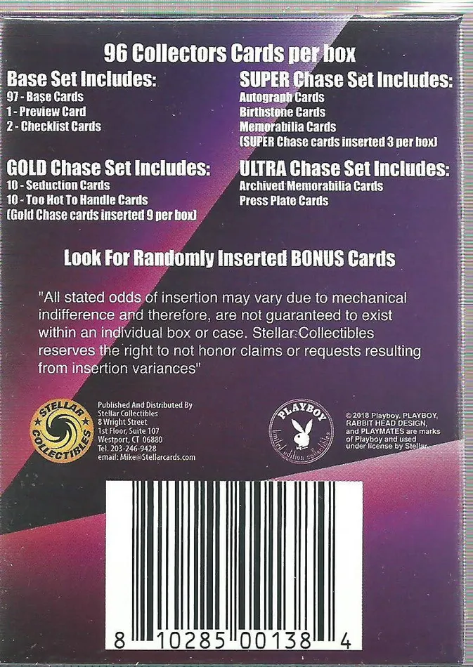 Dans Cards Vibrators Playboys Sexy Vixens Factory Sealed Box