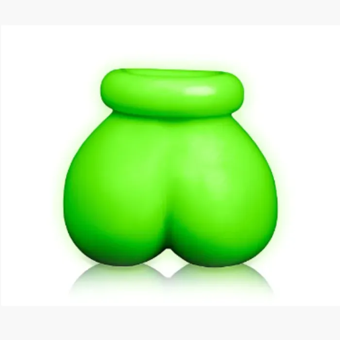 Dildos Shots Ouch Testicle Ball Sack GlowintheDark