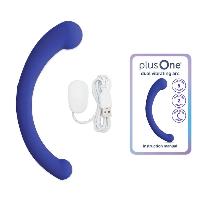 Female Sex Toys plusOne plusOne dual vibrating arc