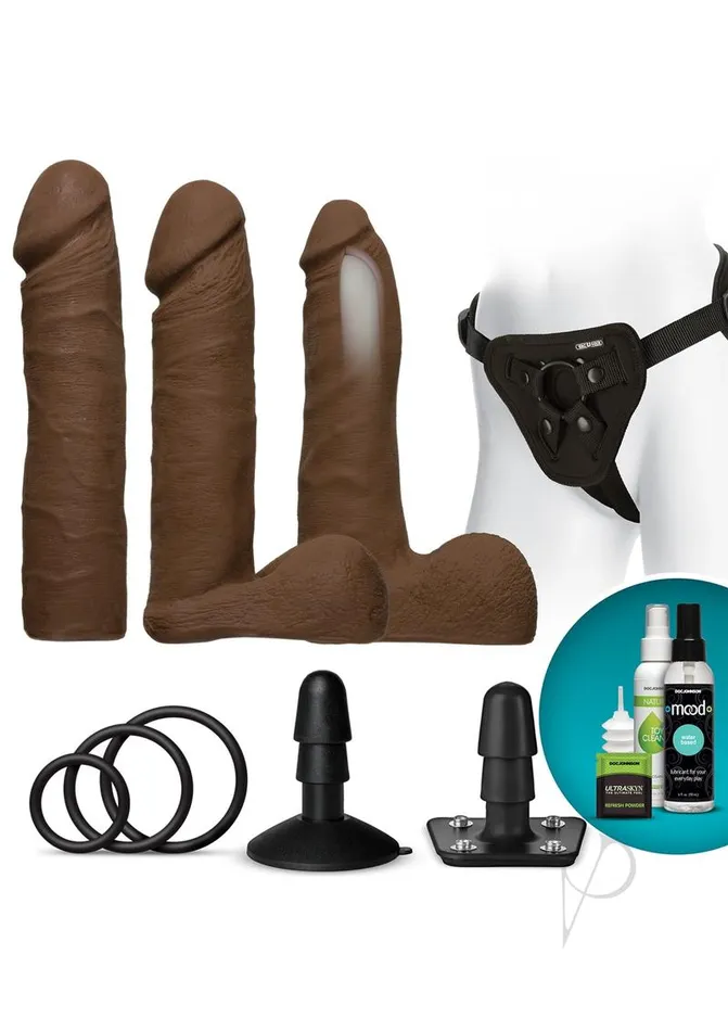 Female Sex Toys Vaculock Dual Dense Ultraskyn Set Choc VacULock Female Sex Toys Vaculock Dual Dense Ultraskyn Set Choc VacULock