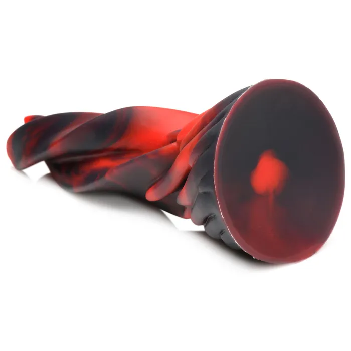Female Sex Toys XR Brands Hell Kiss Twisted Tongues Dildo