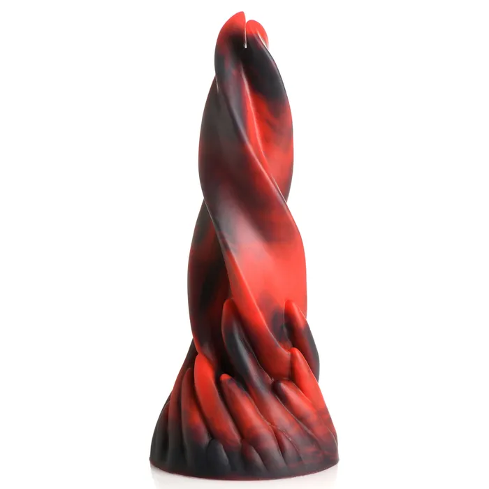 Female Sex Toys XR Brands Hell Kiss Twisted Tongues Dildo