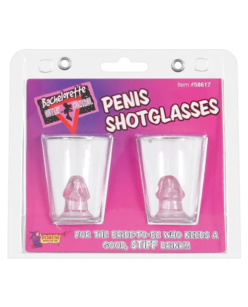 Forum Novelties Male Sex Toys Bachelorette Penis Shot Glasses