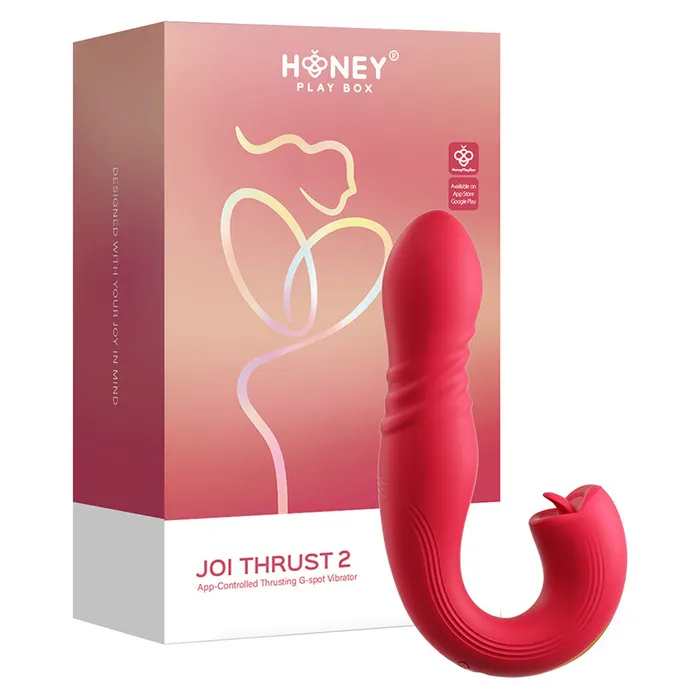 HONEY PLAYBOX Honey Play Box JOI THRUST Gspot Vibrator Tongue Clit Licker Vibrators
