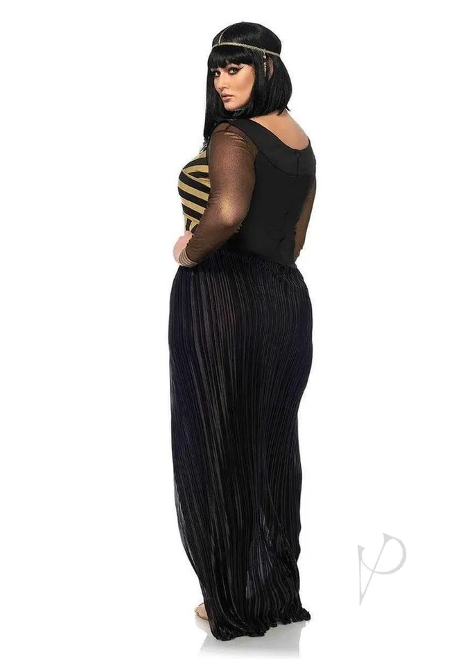 Leg Avenue Vibrators Nile Queen Dress 3pc 1x2x Blkgld Leg Avenue Vibrators Nile Queen Dress 3pc 1x2x Blkgld