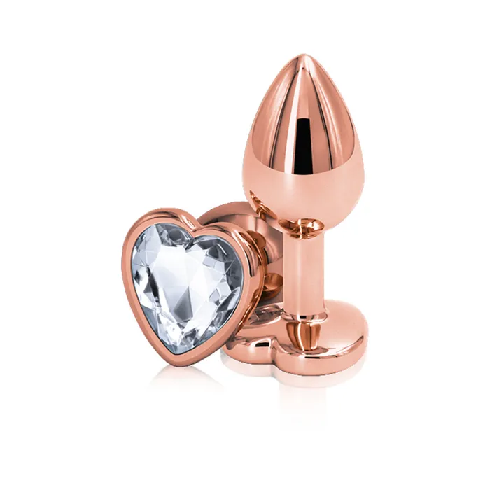 Anal Rear Assets Rose Gold Heart Small NS Novelties