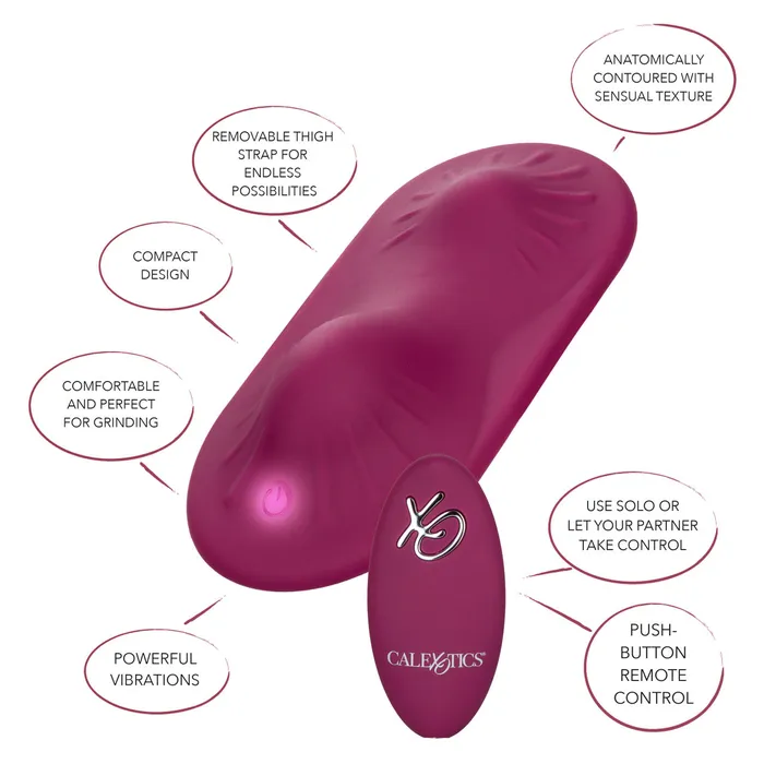 Calexotics Female Sex Toys Dual Rider Remote Control Grinder