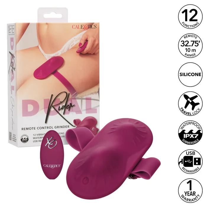 Calexotics Female Sex Toys Dual Rider Remote Control Grinder