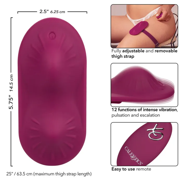 Calexotics Female Sex Toys Dual Rider Remote Control Grinder