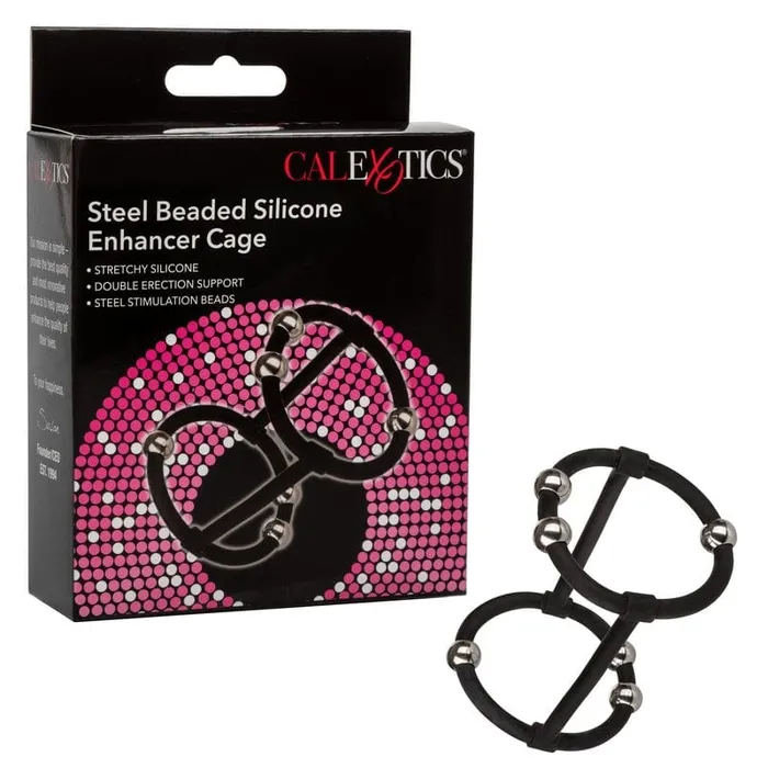 CALEXOTICS Male Sex Toys Calexotics Steel Beaded Silicone Enhancer Cage