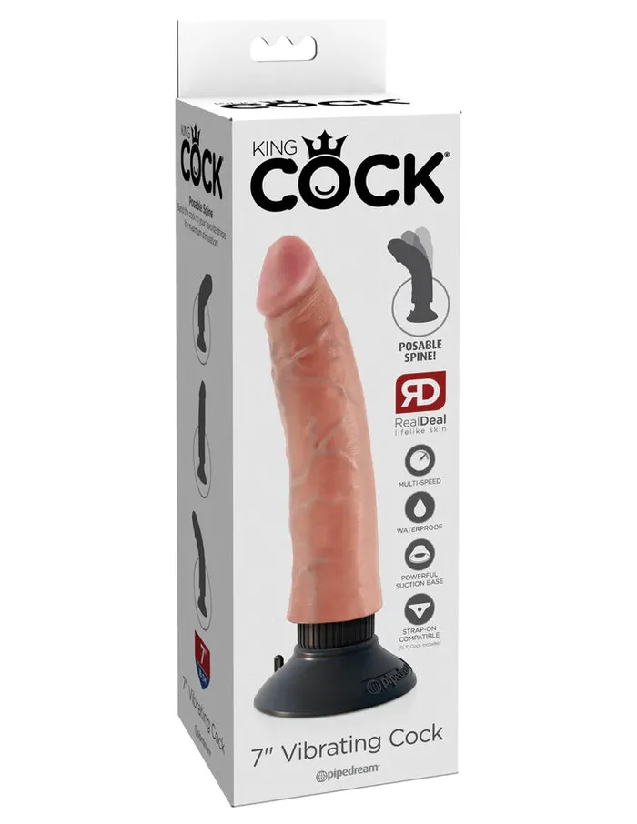 Couples Pipedream 7 Vibrating Cock Couples Pipedream 7 Vibrating Cock
