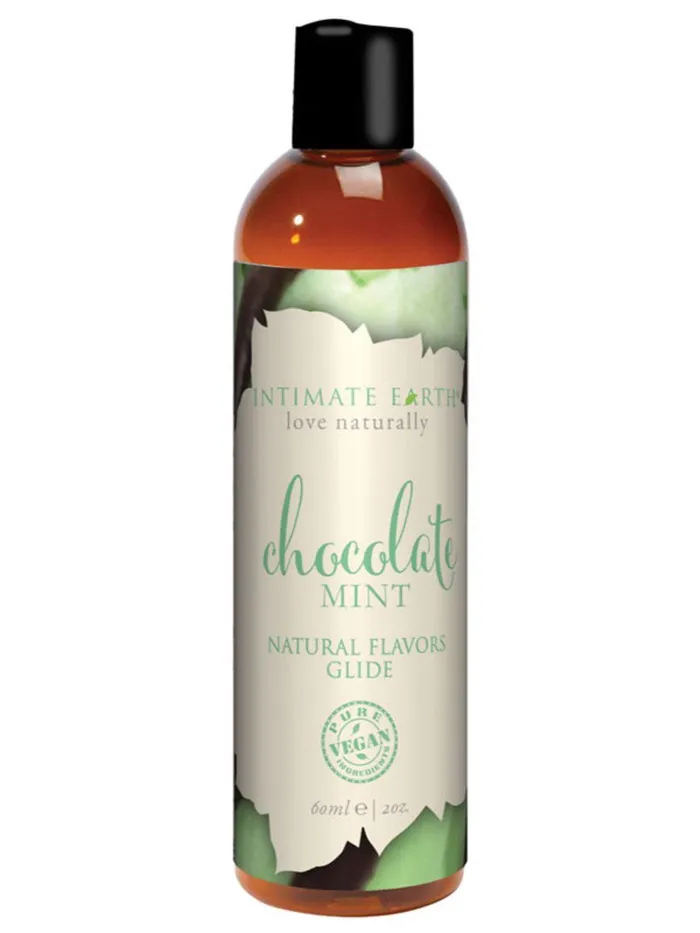 Intimate Earth Sexual Health Wellbeing INTIMATE EARTH Chocolate Mint Natural Flavours WATERBASED FLAVOURED LUBRICANT Intimate Earth Sexual Health Wellbeing INTIMATE EARTH Chocolate Mint Natural Flavours WATERBASED FLAVOURED LUBRICANT