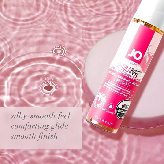 Lubricants System JO System JO Naturalove Strawberry Fields Organic Lubricant