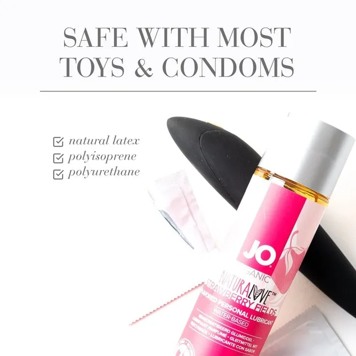 Lubricants System JO System JO Naturalove Strawberry Fields Organic Lubricant
