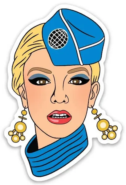 The Found Vibrators Britney Die Cut Sticker