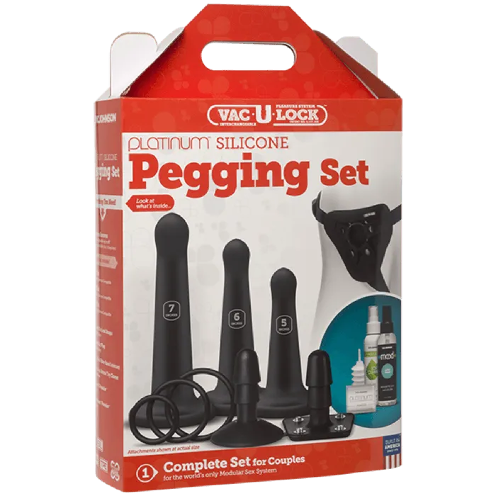 Vac U Lock VacULock Silicone Pegging Set Dildos