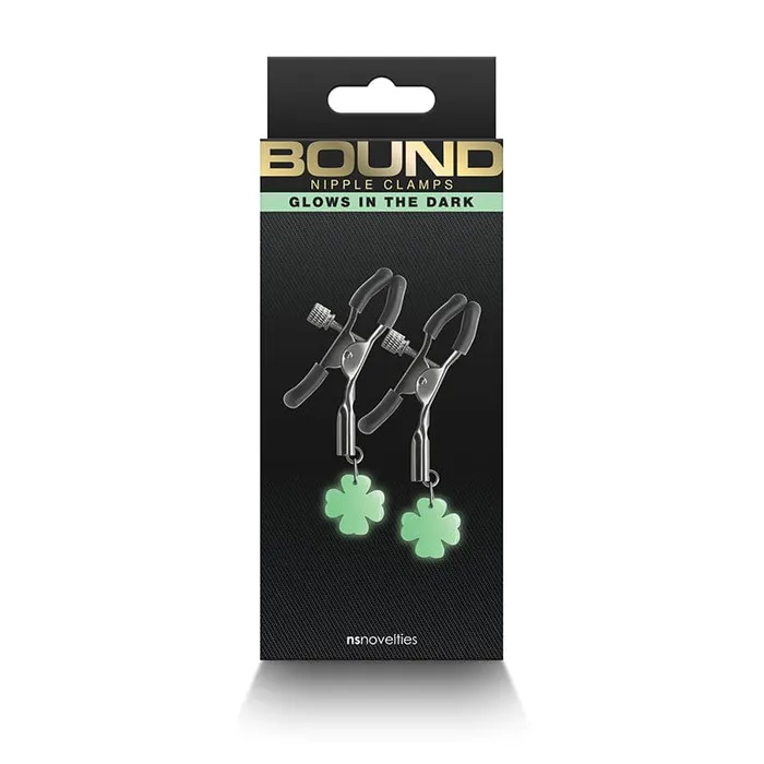 Vibrators NS Novelties NS Novelties G4 Bound Nipple Clamps Gunmetal