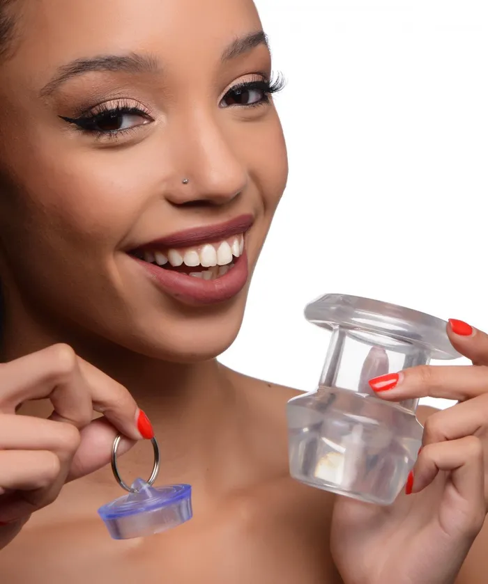 Anal Master Series Ass Bung Clear Hollow Anal Dilator with Plug