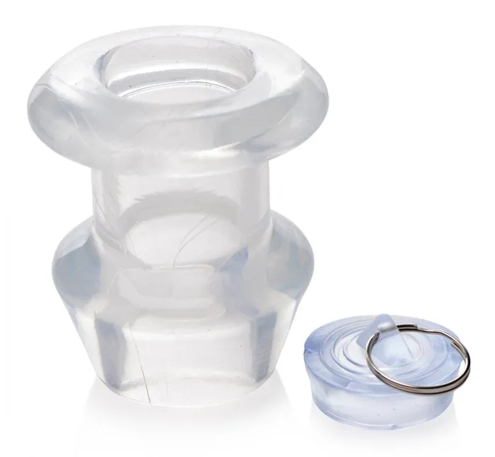 Anal Master Series Ass Bung Clear Hollow Anal Dilator with Plug