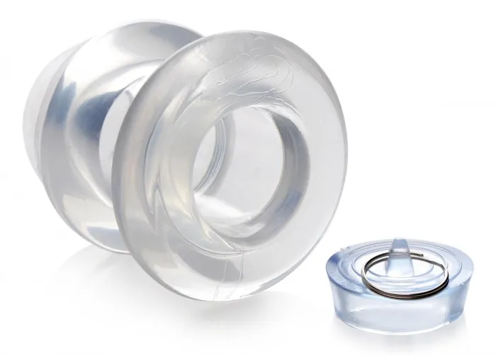 Anal Master Series Ass Bung Clear Hollow Anal Dilator with Plug