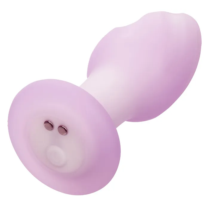 California Exotics Male Sex Toys Lavender Haze Ridge Probe Vibrating Liquid Silicone Butt Plug