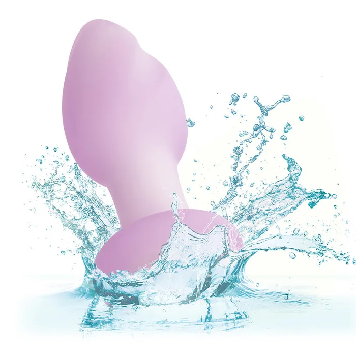 California Exotics Male Sex Toys Lavender Haze Ridge Probe Vibrating Liquid Silicone Butt Plug