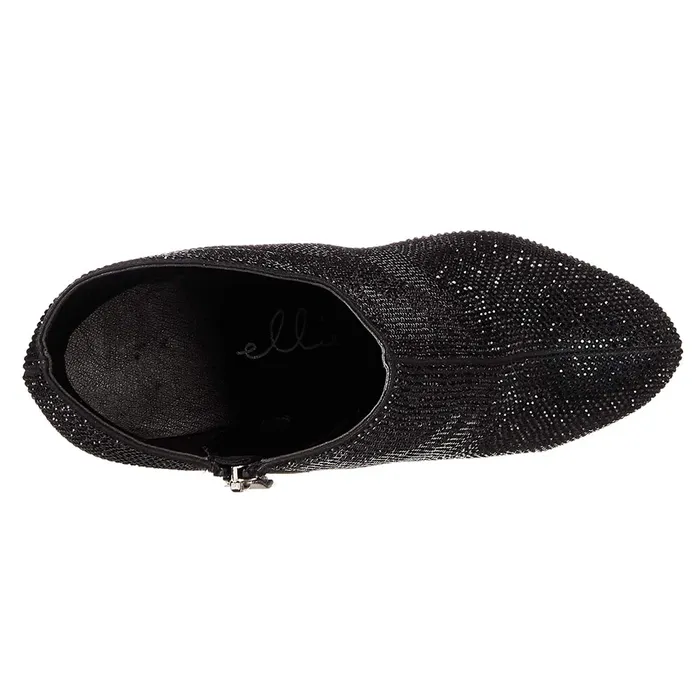 Ellie Shoes Vibrators Ellie Shoes Andi 6 Stiletto Rhinestone Platform Bootie