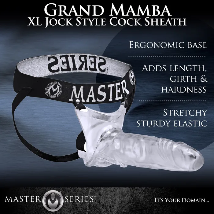 Grand Mamba Jock Strap Cock Sheath Master Series Female Sex Toys