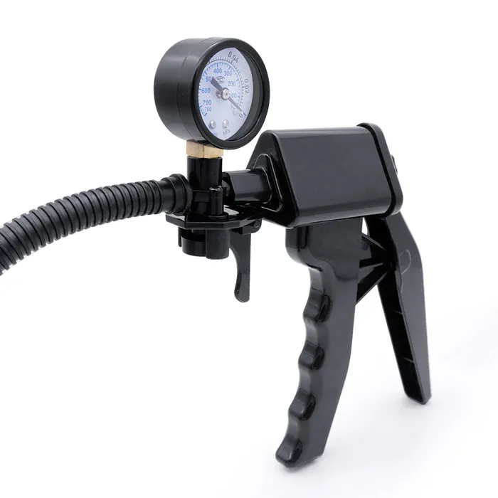 Leto Male Sex Toys Passion Pump PistolGrip Penis Pump With Pressure Gauge