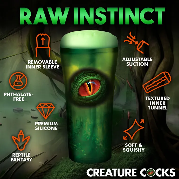 Raptor Reptile Stroker Creature Cocks Male Sex Toys