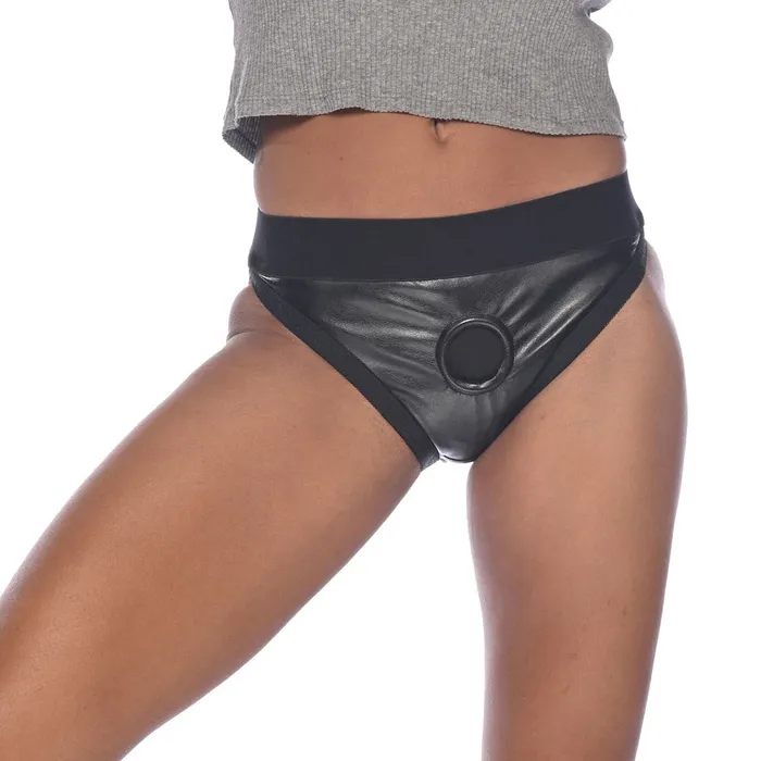 Sportsheets Female Sex Toys Sportsheets EmEx Active Wear Fit StrapOn Harness Patent Corset