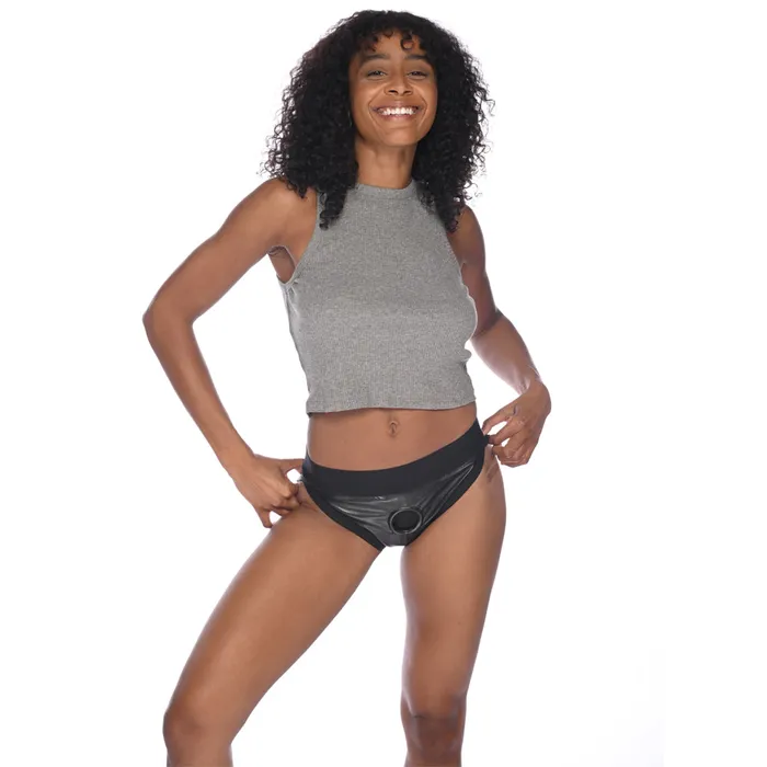 Sportsheets Female Sex Toys Sportsheets EmEx Active Wear Fit StrapOn Harness Patent Corset