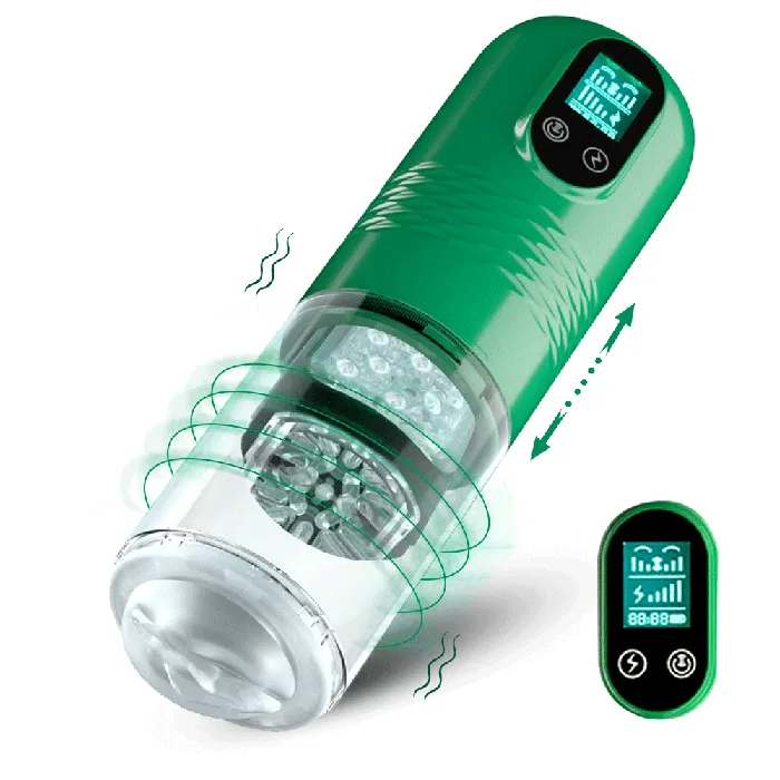Storm Telescopic Smart Masturbation Cup Lustlia Male Sex Toys