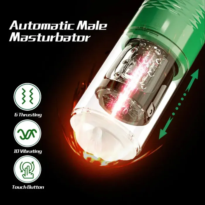 Storm Telescopic Smart Masturbation Cup Lustlia Male Sex Toys