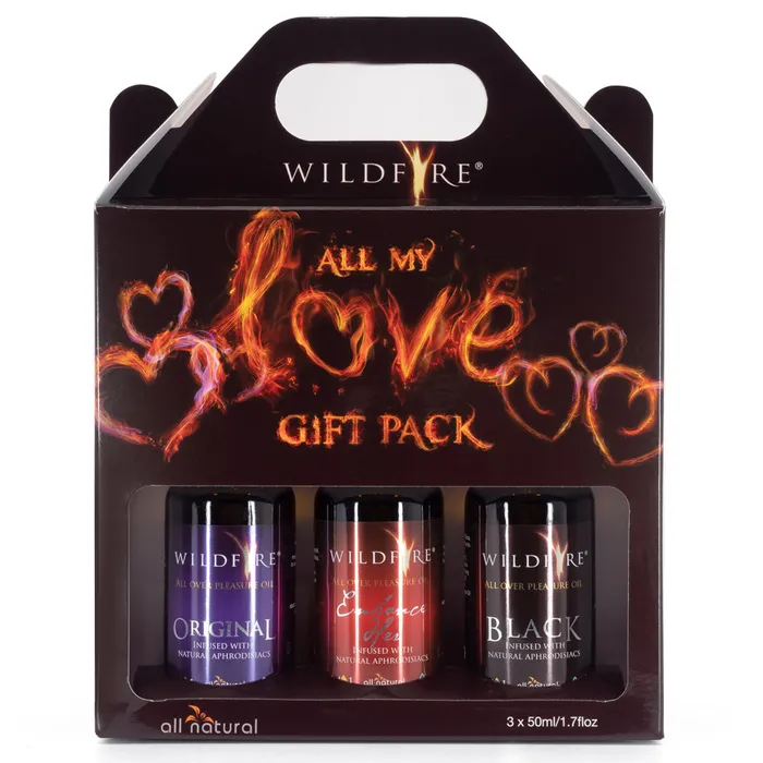Vibrators Wildfire All My Love Pleasure Oil Gift Pack Wildfire