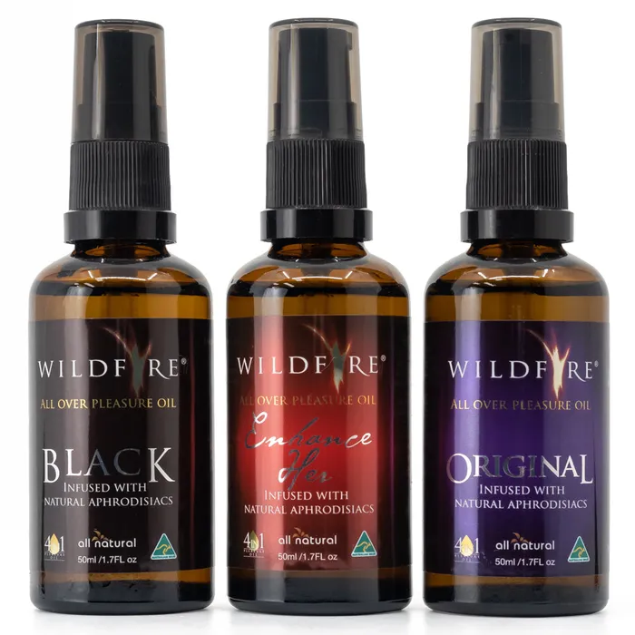 Vibrators Wildfire All My Love Pleasure Oil Gift Pack Wildfire