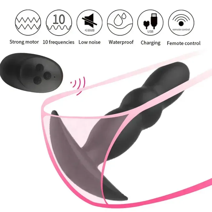 Xinghaoya Anal Remote Control Thrusting Butt Plug