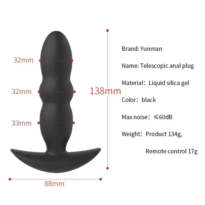 Xinghaoya Anal Remote Control Thrusting Butt Plug
