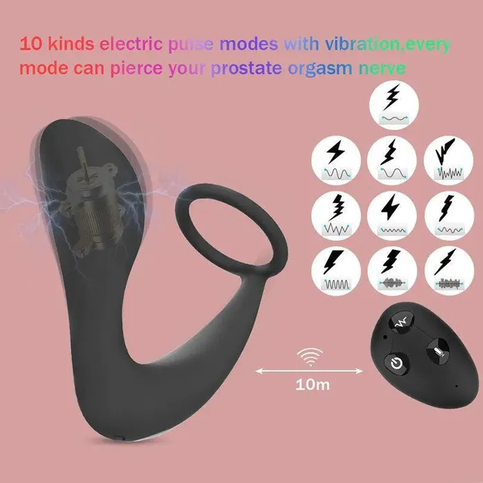 Xinghaoya Female Sex Toys Electric Shock Anal Vibrator for Men