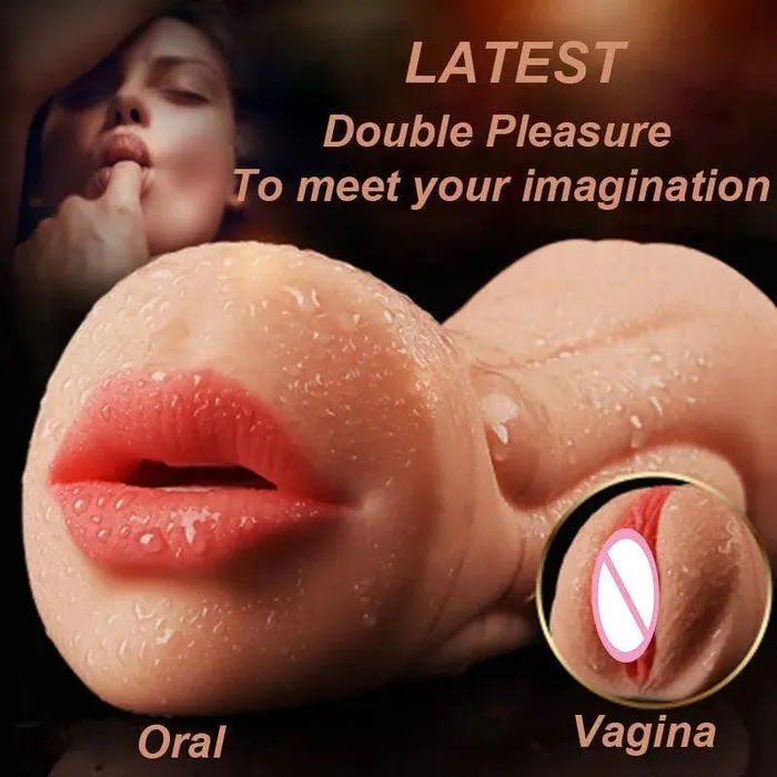 Xinghaoya Realistic Small Pussy with Vaginal and Oral Pleasure Male Sex Toys