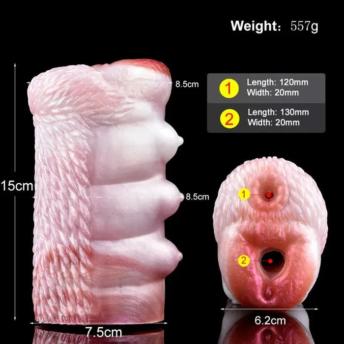 Xinghaoya Soft Silicone Lifelike Fake Dog Pussy for Men Male Sex Toys
