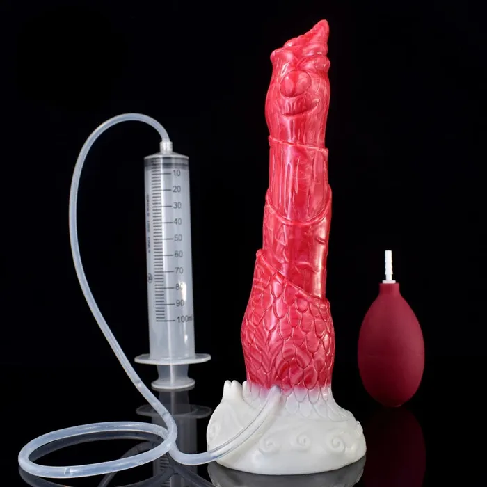  84Inch Cotys Deer Horn Ejaculating Alien Dildo DirtyToyz Dildos