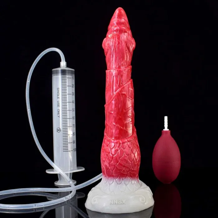  84Inch Cotys Deer Horn Ejaculating Alien Dildo DirtyToyz Dildos