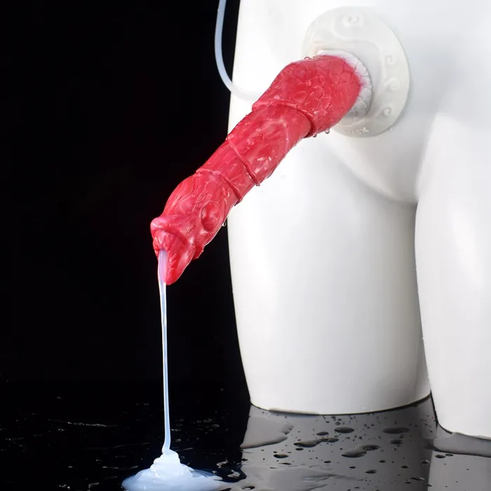  84Inch Cotys Deer Horn Ejaculating Alien Dildo DirtyToyz Dildos